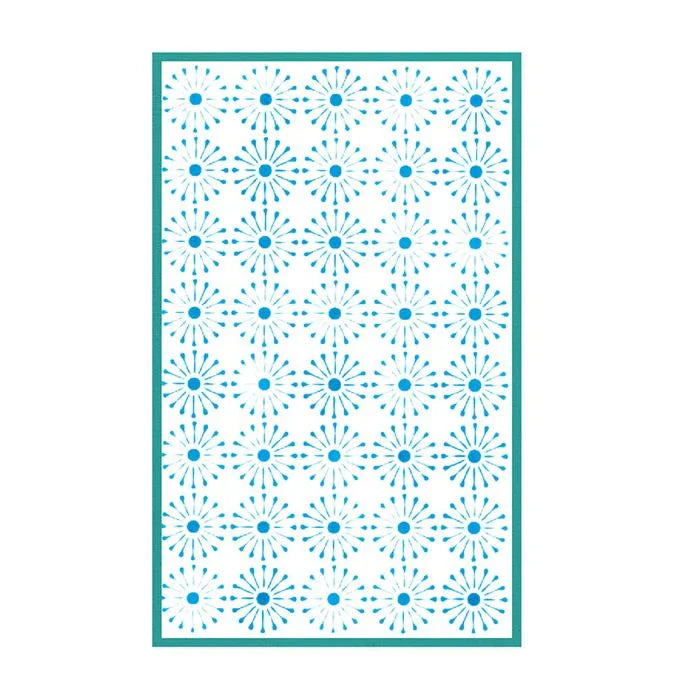 Buildables Background #1 A5 Stencil by Vicki Boutin - Sizzix