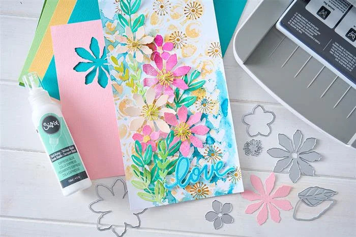 Buildables Background #1 A5 Stencil by Vicki Boutin - Sizzix