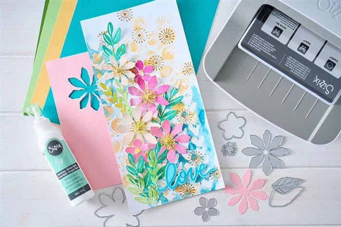 Buildables Background #1 A5 Stencil by Vicki Boutin - Sizzix