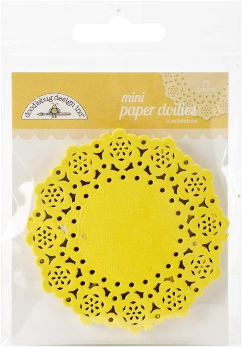 Bumblebee Mini Doilies - Monochromatic - Doodlebug