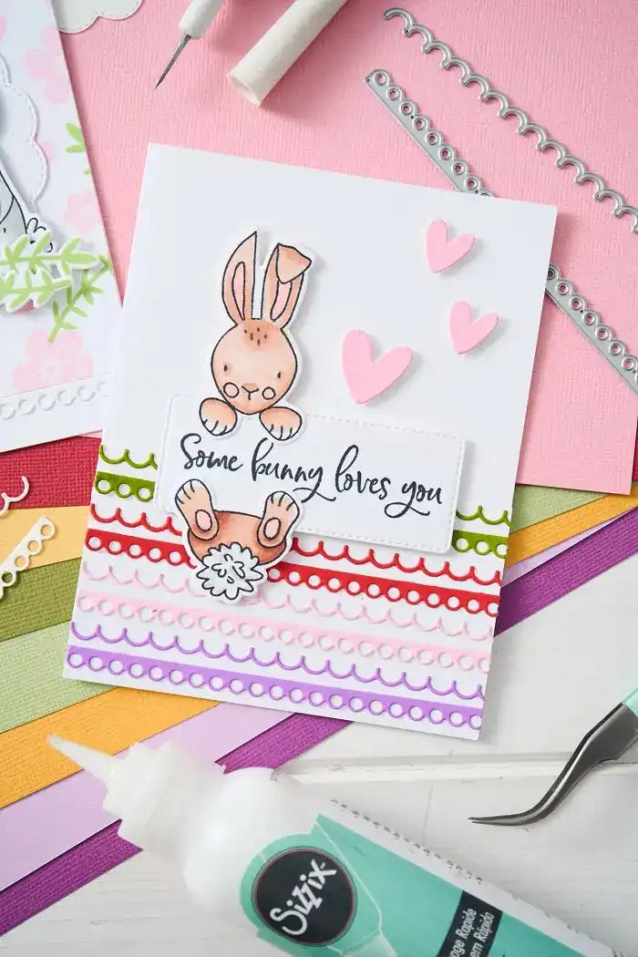 View 4 of Bunny Bits & Blooms Clear Stamps (12 Pack) - Catherine Pooler - Sizzix