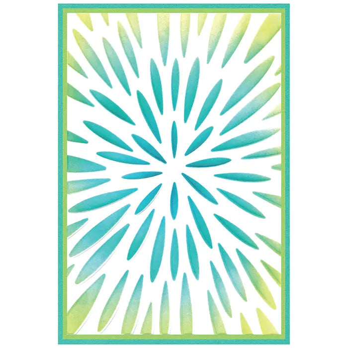 Burst of Bright 3D Embossing Folder with A6 Stencil - Stacey Park - Sizzix