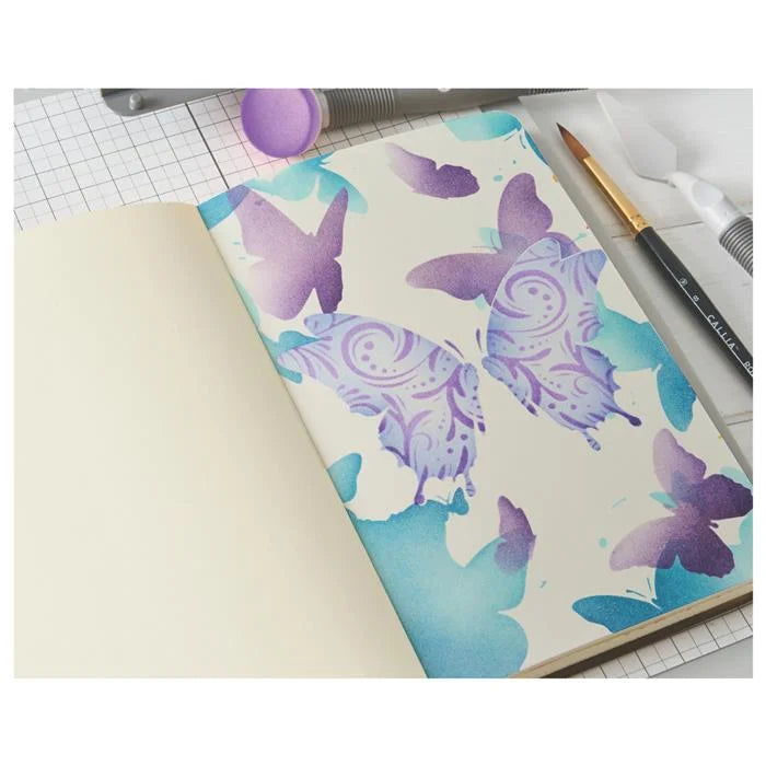 Butterflies Studio Layered Stencils (4 pack) by Willow Wolfe - Sizzix