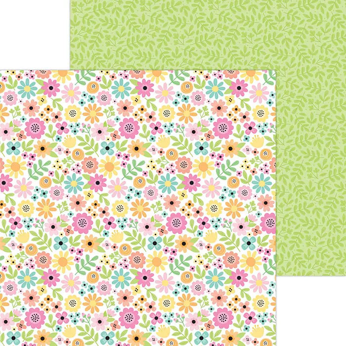 View 6 of Butterfly Kisses 12" x 12" Paper Pack - Doodlebug