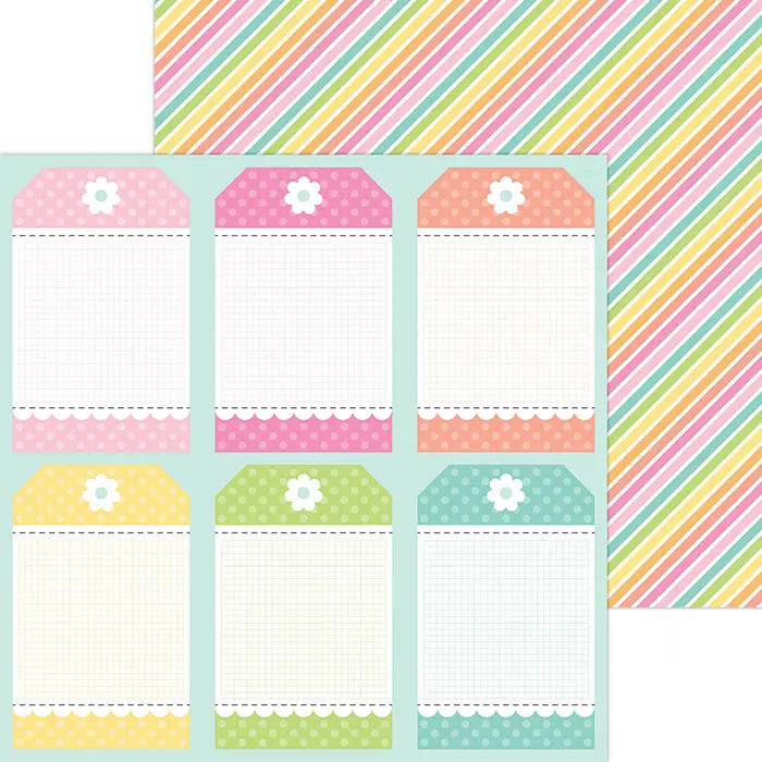 View 9 of Butterfly Kisses 12" x 12" Paper Pack - Doodlebug