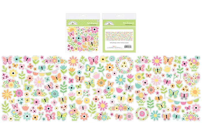 Butterfly Kisses Bits & Pieces - Doodlebug