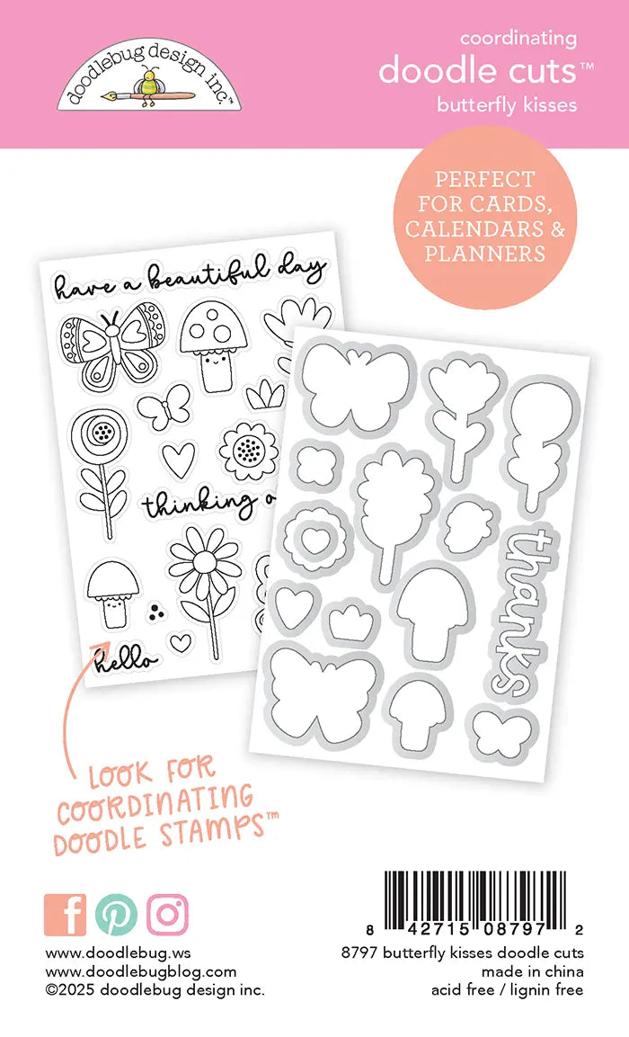 Butterfly Kisses Doodle Cuts - Doodlebug