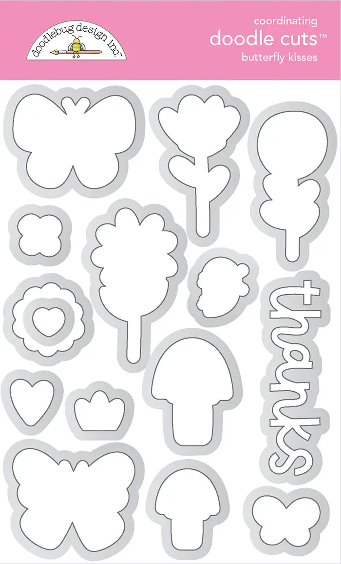 View 2 of Butterfly Kisses Doodle Cuts - Doodlebug