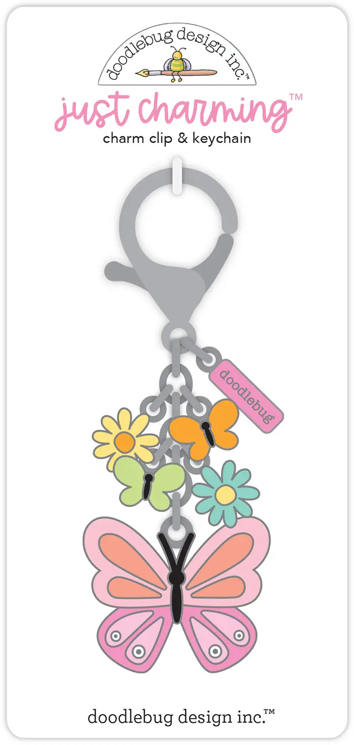Butterfly Kisses Just Charming Clip - Doodlebug