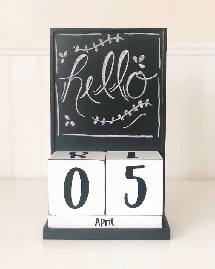 Calendar Base - Block Countdown - Foundations Decor