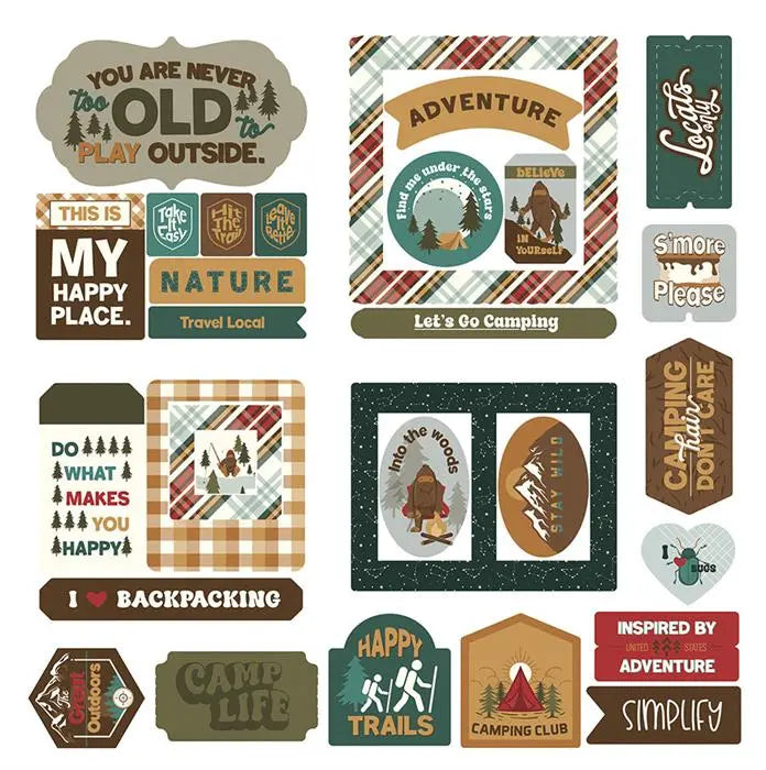Camp Legend Ephemera Die Cuts - Photoplay