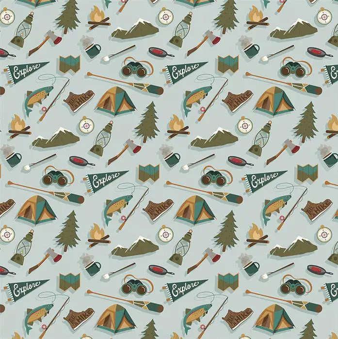 Camp Legend Scrapbook Collection Kit, 12" x 12" - Photoplay