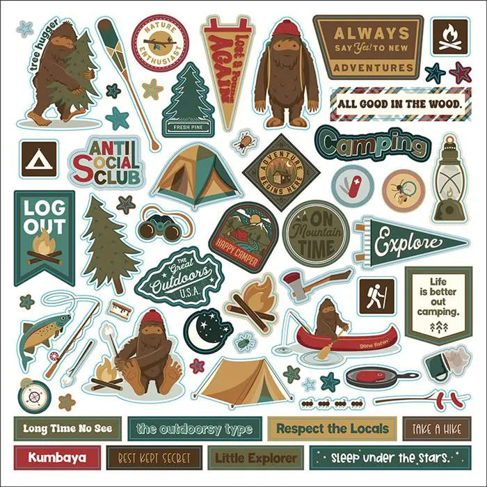 Camp Legend Stickers - Photoplay