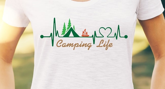 Camping Is Life SVG Image File Download