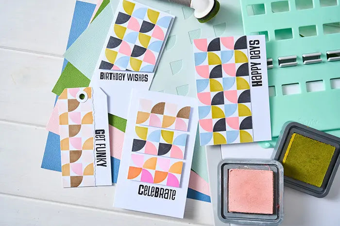 Candy Kitsch Rotating Stencil Set - Sizzix