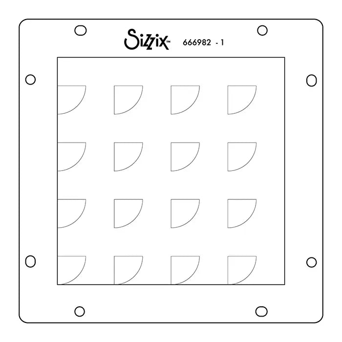 Candy Kitsch Rotating Stencil Set - Sizzix