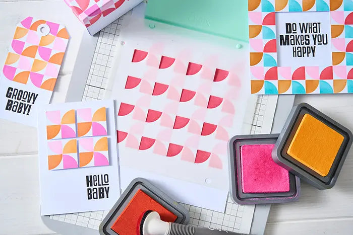 Candy Kitsch Rotating Stencil Set - Sizzix