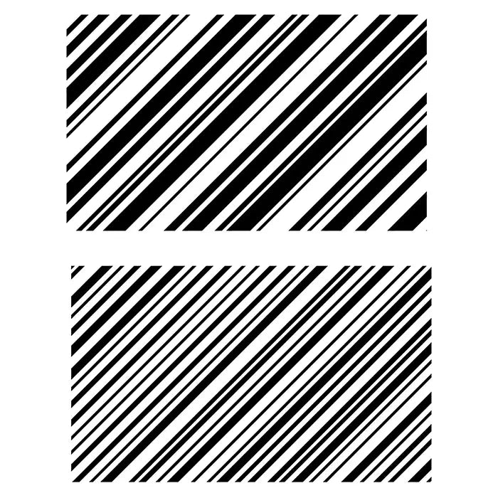 Candy Stripes Clear Stamp Set - 49 and Market - Sizzix