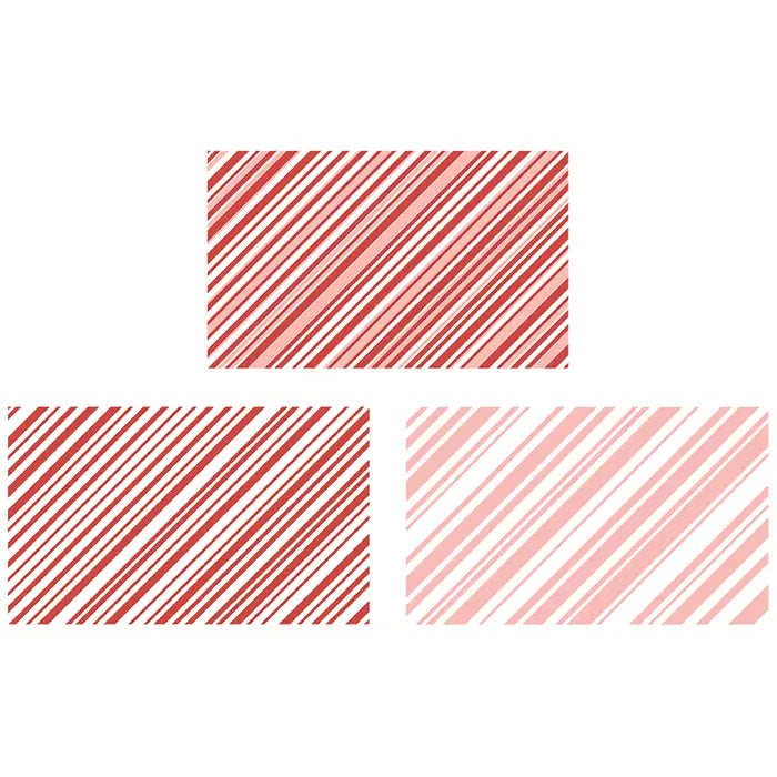 Candy Stripes Clear Stamp Set - 49 and Market - Sizzix