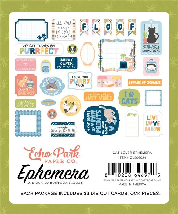Cat Lover Ephemera - Echo Park