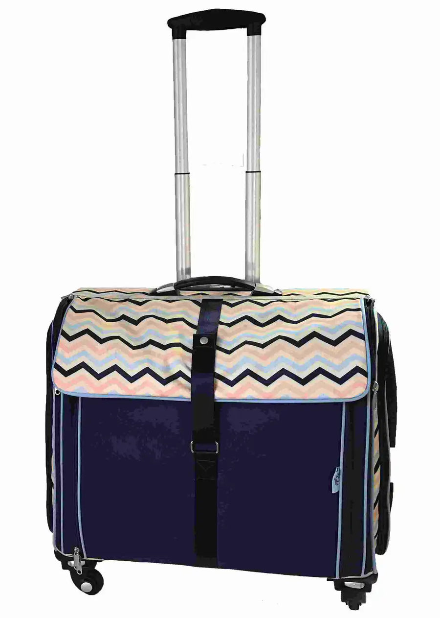 CGull ultimate scrapbooking and machine tote in Chevron