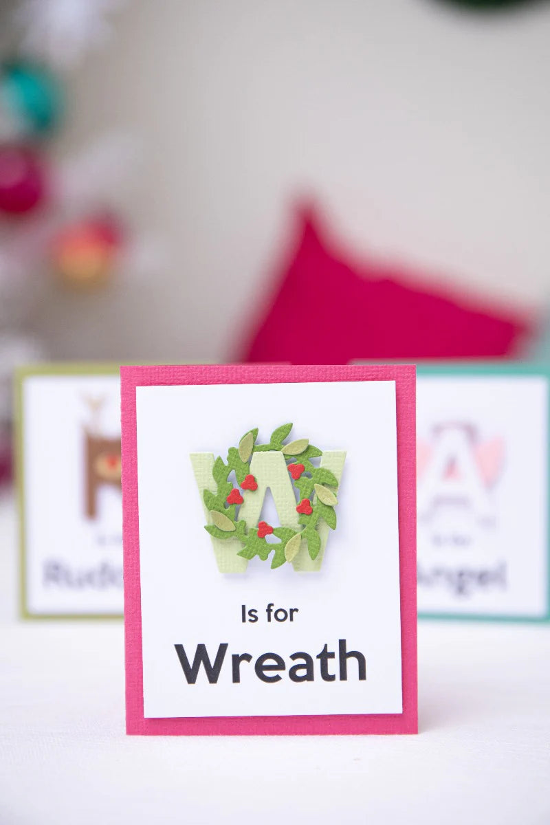 Christmas Alphabet Thinlits Die- Jennifer Ogborn- Sizzix