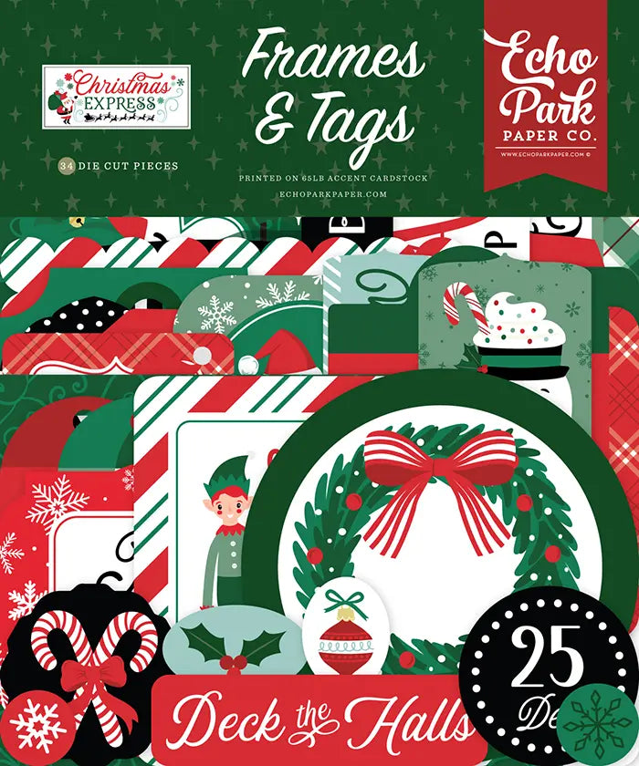 Christmas Express Frames & Tags - Echo Park