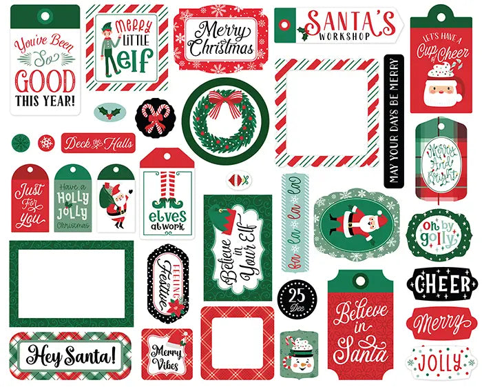 Christmas Express Frames & Tags - Echo Park