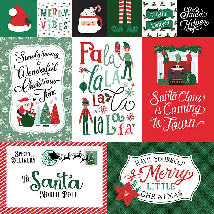 Christmas Express Scrapbook Collection Kit, 12" x 12" - Echo Park