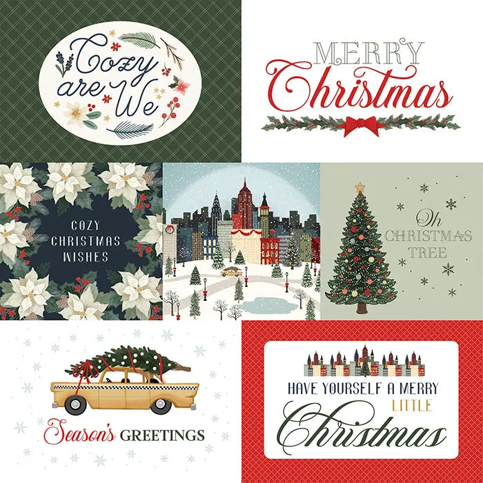 Christmas In The City Scrapbook Collection Kit, 12" x 12" - Carta Bella