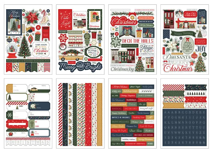 Christmas In The City Sticker Book - Carta Bella