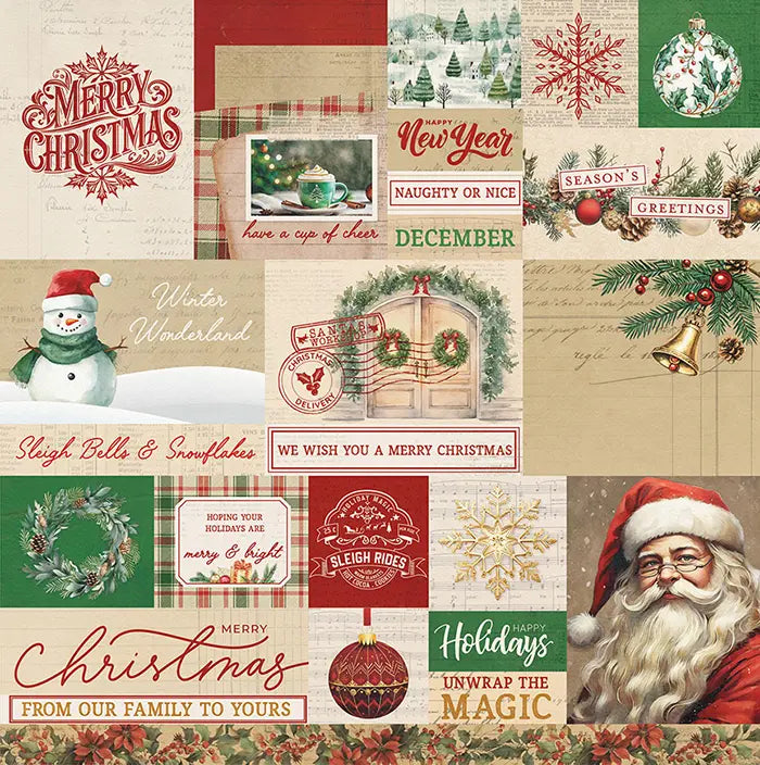 Christmas Junque Scrapbook Collection Pack, 12"x 12" - PhotoPlay