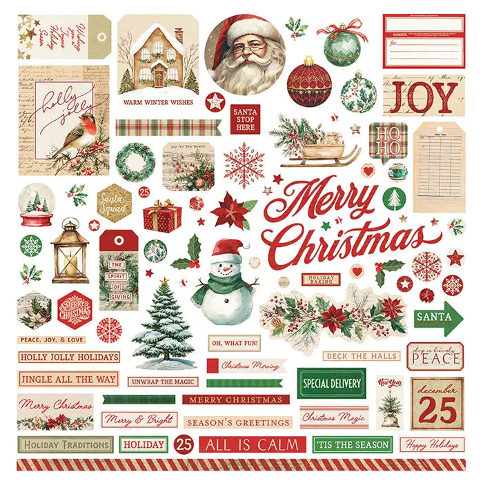 Christmas Junque Scrapbook Collection Pack, 12"x 12" - PhotoPlay