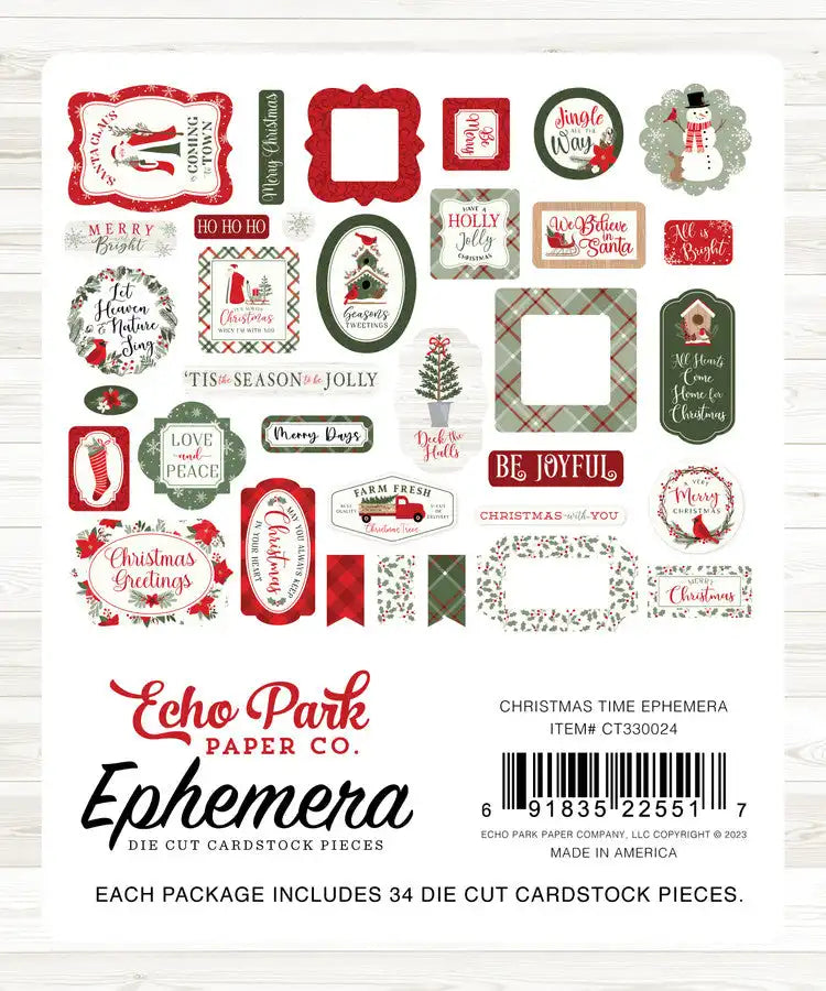 Christmas Time Ephemera - Echo Park