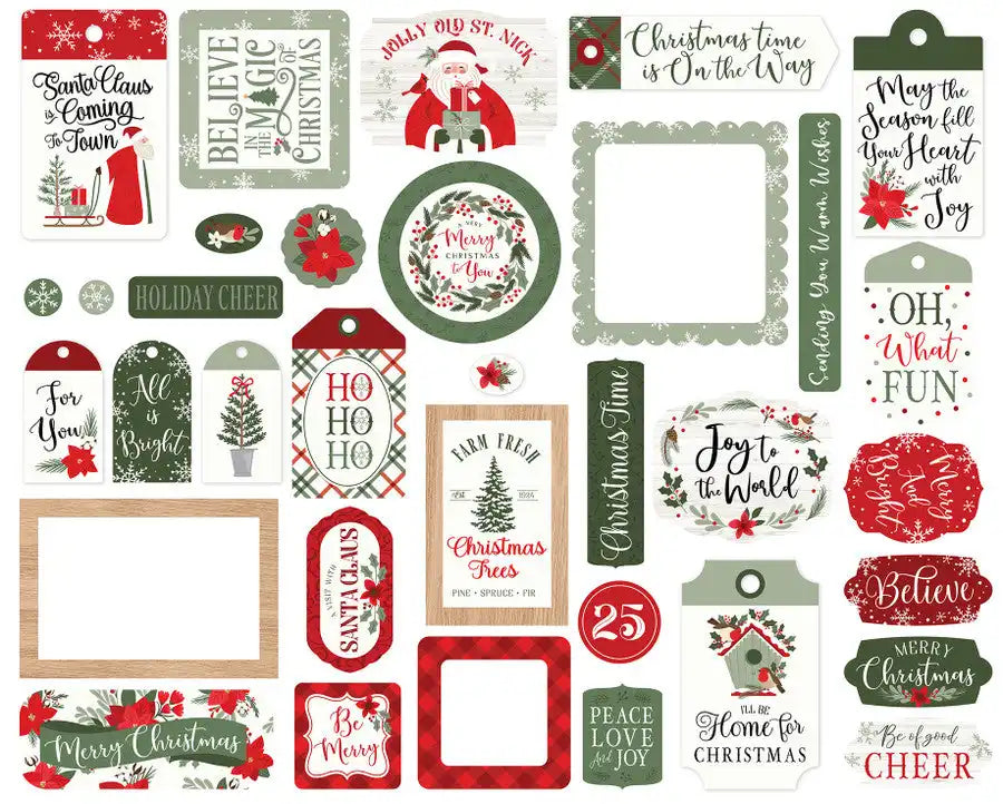 Christmas Time Frames & Tags -Echo Park