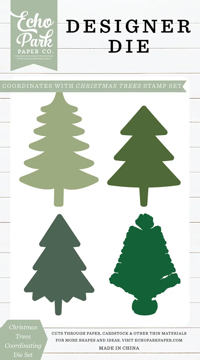 Christmas Trees Coordinating Die Set - Designer Series - Echo Park