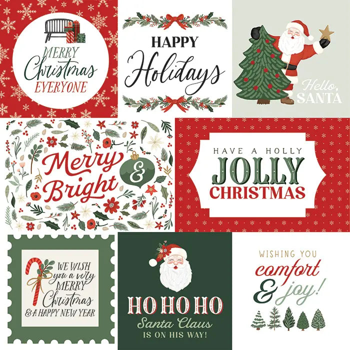 Christmas Village Scrapbook Collection Kit, 12" x 12" - Carta Bella