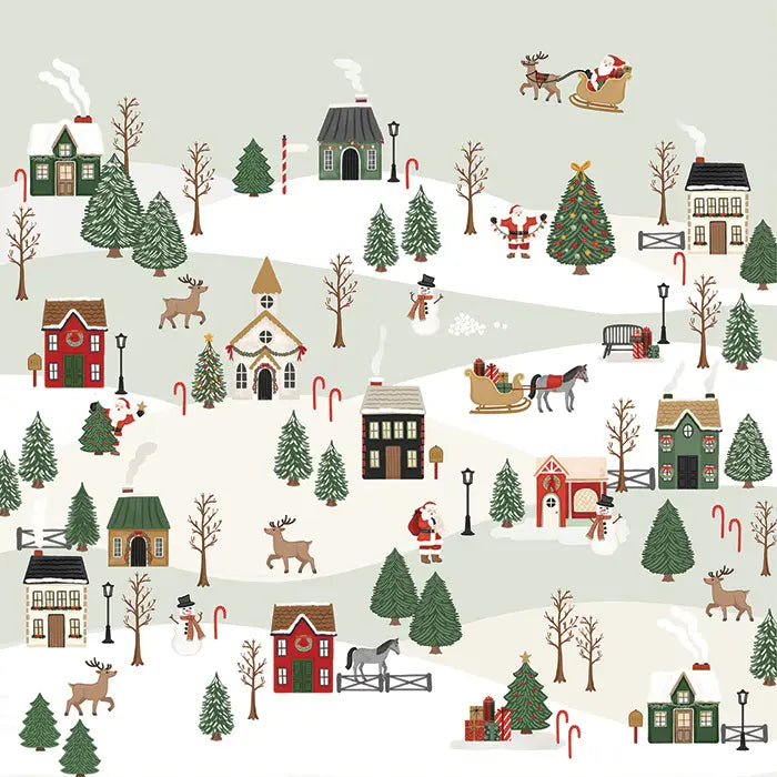 Christmas Village Scrapbook Collection Kit, 12" x 12" - Carta Bella