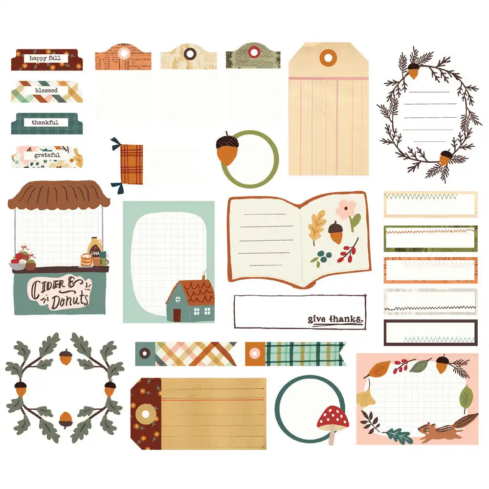 Cider & Donuts Journal Bits & Pieces - Simple Stories