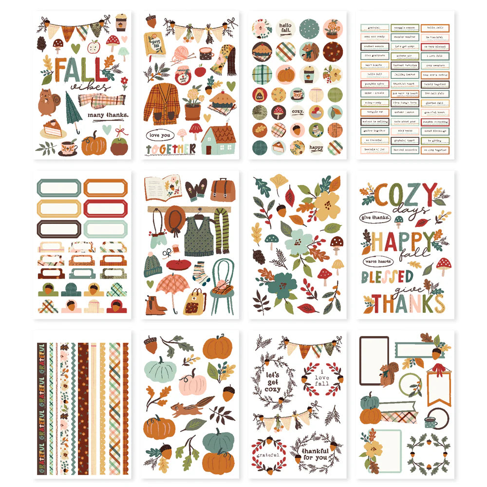 Cider & Donuts Sticker Book - Simple Stories