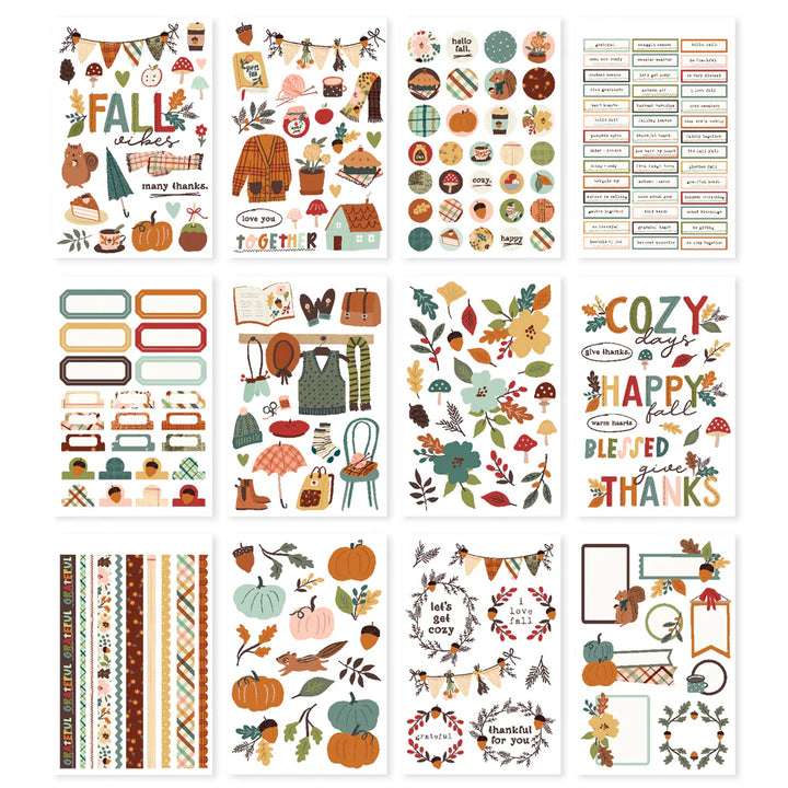 Cider & Donuts Sticker Book - Simple Stories