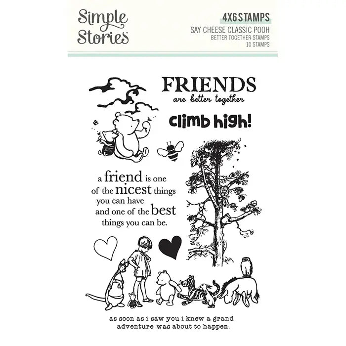 Classic Pooh Better Together Stamps - Say Cheese - Simple Stories