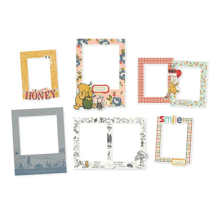Classic Pooh Chipboard Frames - Say Cheese - Simple Stories
