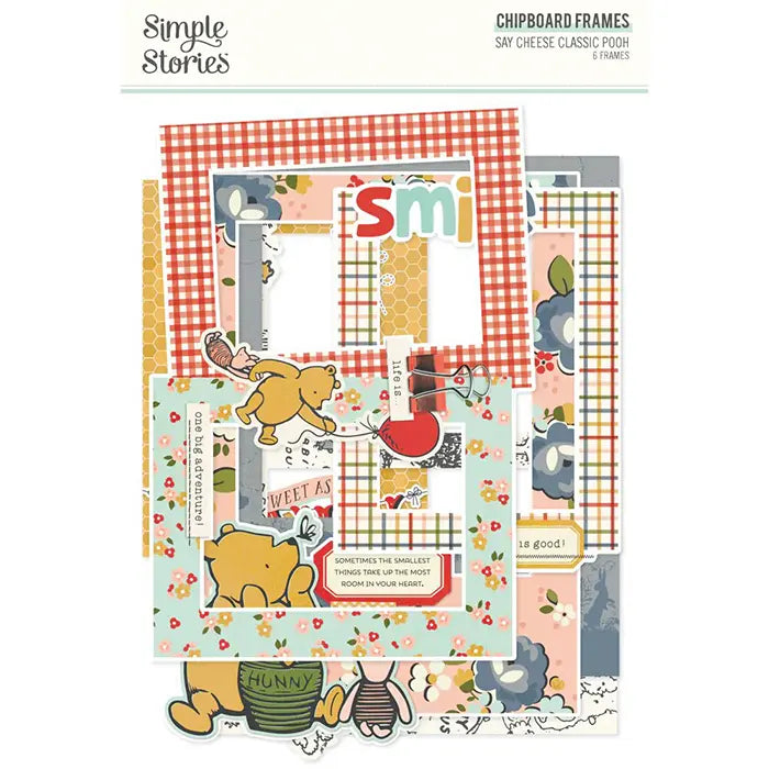 View 2 of Classic Pooh Chipboard Frames - Say Cheese - Simple Stories