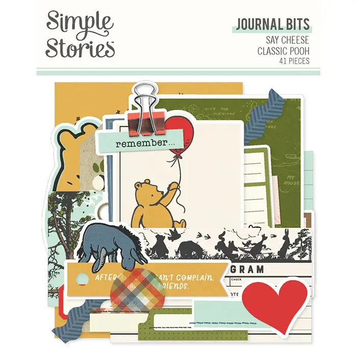 Classic Pooh Journal Bits & Pieces - Say Cheese - Simple Stories
