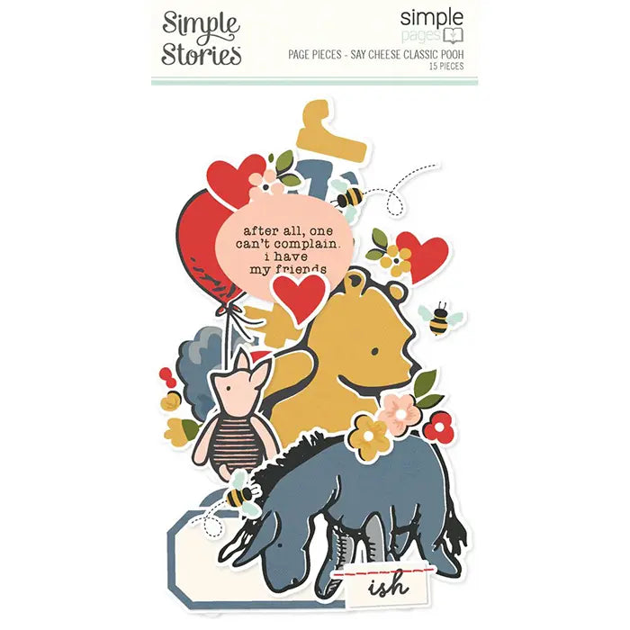 Classic Pooh Simple Page Pieces - Say Cheese - Simple Stories