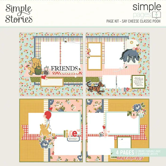 Classic Pooh Simple Pages Kit - Say Cheese - Simple Stories