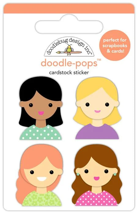 Color Me Crafty Bff's Doodle-Pops - Doodlebug