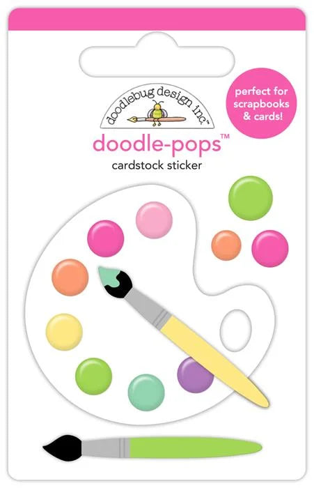 Color Me Crafty Color Me Happy Doodle-Pops - Doodlebug