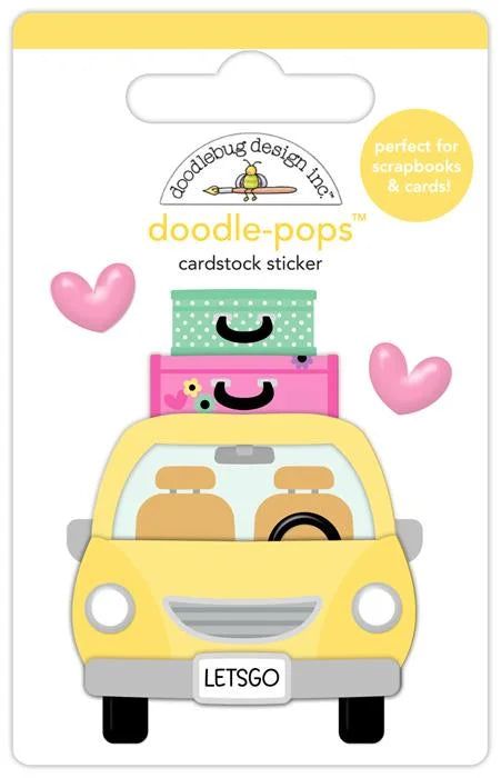 Color Me Crafty Girl's Getaway Doodle-Pops - Doodlebug